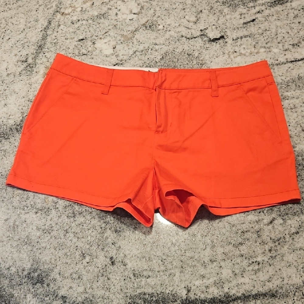 Volcom Orange Bermuda Shorts Modern Slim Fit Chino